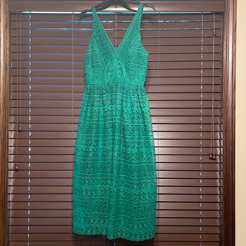 Kelly Green Antonio Melani Midi Dress